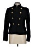Zara Basic 100% Cotton Black Blazer Size L - photo 1