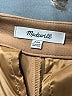 Madewell 100% Recycled Polyester Tan Casual Pants Size 00 - photo 7