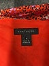 Ann Taylor 100% Polyester Hearts Red Casual Dress Size 8 - photo 7
