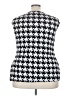 DressBarn Houndstooth Silver Tank Top Size 22 - 24 - photo 2