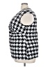 DressBarn Houndstooth Silver Tank Top Size 22 - 24 - photo 5