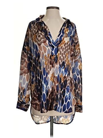 Bisou Bisou Long Sleeve Blouse (view 1)