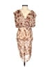 Misha 100% Polyester Paisley Brown Cocktail Dress Size 2 - photo 1