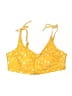 Kona Sol Stars Yellow Swimsuit Top Size 16 - photo 1