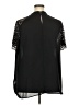 Torrid 100% Polyester Black Short Sleeve Blouse Size 3X Plus (3) - photo 2
