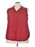 Roz & Ali 100% Polyester Hearts Red Sleeveless Blouse Size 3X (estimated) - photo 1