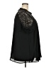 Torrid 100% Polyester Black Short Sleeve Blouse Size 3X Plus (3) - photo 4