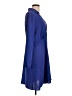 Assorted Brands Solid Blue Casual Dress Size L - photo 4