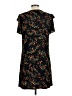 CeCe Print Black Casual Dress Size L - photo 2