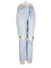 American Eagle Outfitters 100% Cotton Color Block Blue Jeans Size L - photo 1