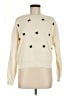 NANETTE Nanette Lepore Stars Ivory Pullover Sweater Size M - photo 1