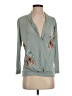 Akemi + Kin 100% Viscose Teal Long Sleeve Blouse Size XS - photo 1