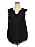 Dex 100% Rayon Black Sleeveless Blouse Size 4X - photo 1