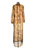 Etcetera Paisley Yellow Casual Dress Size 12 - photo 2