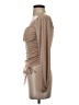Almost Famous Tan Long Sleeve Blouse Size S - photo 5