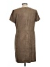 Chico's Solid Brown Casual Dress Size Lg (2) - photo 2