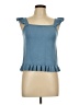 Ann Taylor LOFT Blue Tank Top Size Lg Petite - photo 1