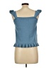 Ann Taylor LOFT Blue Tank Top Size Lg Petite - photo 2