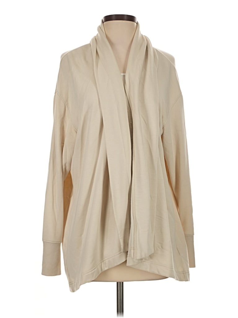 Pre-owned Active By Old Navy Cardigan Sweater In Tan