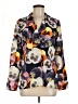 Crosby 100% Polyester Floral Multi Color Gray Long Sleeve Blouse Size M - photo 1