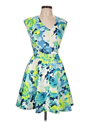 Aqua Cocktail Dress (view 1)