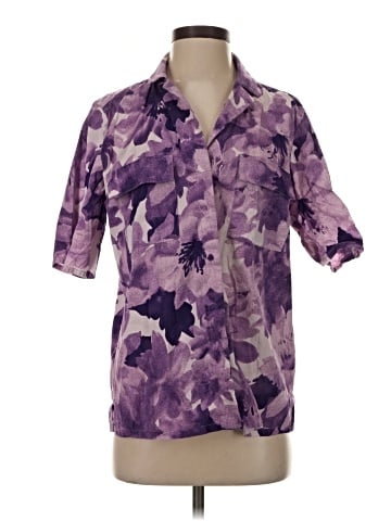 Open Edit Short Sleeve Blouse (view 1)