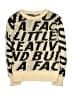 Little Creative Factory Houndstooth Ivory Pullover Sweater Size 12 - 13 - photo 1