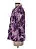 Open Edit 100% Cotton Camo Purple Short Sleeve Blouse Size XS - photo 5