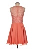 Aidan Mattox 100% Polyester Orange Cocktail Dress Size 6 - photo 2