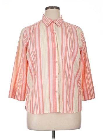 Studio Works 3/4 Sleeve Button-Down Shirt (view 1)