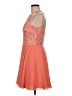 Aidan Mattox 100% Polyester Orange Cocktail Dress Size 6 - photo 5