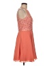 Aidan Mattox 100% Polyester Orange Cocktail Dress Size 6 - photo 4