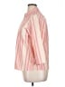 Studio Works Stripes Orange 3/4 Sleeve Button-Down Shirt Size XL - photo 5