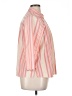 Studio Works Stripes Orange 3/4 Sleeve Button-Down Shirt Size XL - photo 4