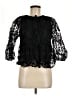 Assorted Brands Black 3/4 Sleeve Blouse Size M (estimated) - photo 1