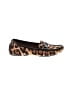 Donald J Pliner 100% Leather Animal Print Brown Flats Size 8 - photo 1