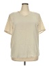 Kathie Lee 100% Polyester Ivory Short Sleeve Blouse Size 18 - 20 - photo 1