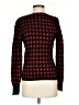 STRENESSE Houndstooth Red Turtleneck Sweater Size 4 - photo 1