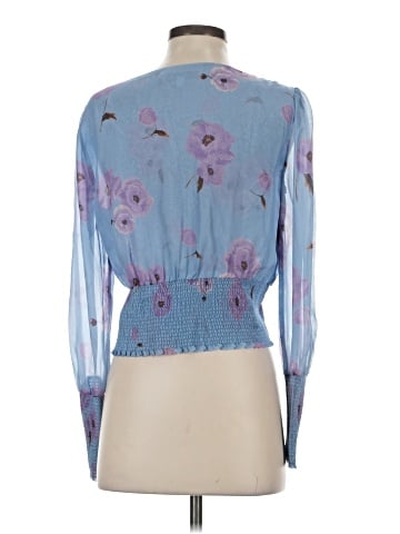 Intermix 3/4 Sleeve Silk Top (view 2)