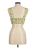 Cider Yellow Sleeveless Blouse Size M - photo 2