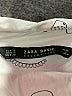 Zara Basic Print White Long Sleeve Button-Down Shirt Size S - photo 7