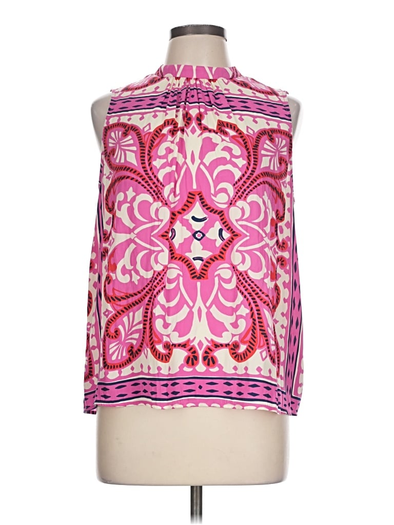 Pre-owned J By Joie Sleeveless Blouse In Pink