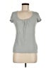 Boden Gray Short Sleeve Top Size 6 - photo 1