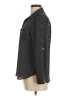 Ann Taylor LOFT 100% Polyester Polka Dots Black Long Sleeve Blouse Size M (petite) - photo 5