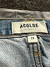 AGOLDE 100% Cotton Blue Denim Shorts Size 28 waist - photo 3