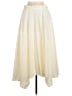 H&M 100% Polyester Solid Ivory Formal Skirt Size 6 - photo 1