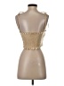 Zara 100% Polyester Tan Sleeveless Top Size S - photo 2