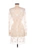 Unbranded 100% Polyester Ivory Cocktail Dress Size M - photo 2
