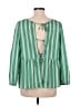 Unbranded 100% Polyester Green Long Sleeve Blouse Size M - photo 2