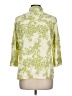Karen Scott Floral Green 3/4 Sleeve Button-Down Shirt Size L (estimated) - photo 2